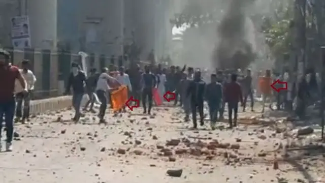 દિલ્હીની ભીડનું દૃશ્ય