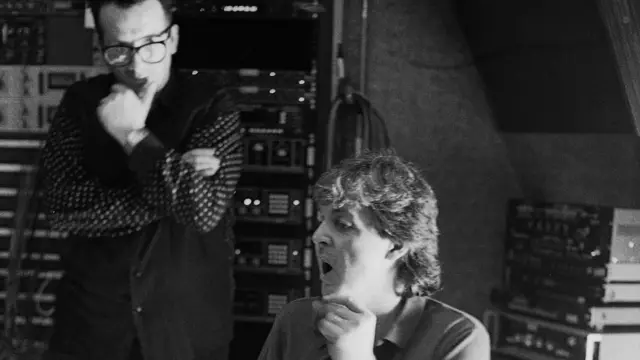 Элвис Костелло и Пол Маккартни