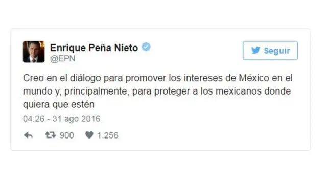 Tuit de Peña Nieto