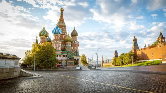 Plaza Roja en Moscú.