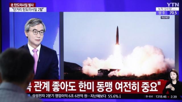 کره شمالی دو موشک بالستیک را از ساحل شرقی شلیک کرد