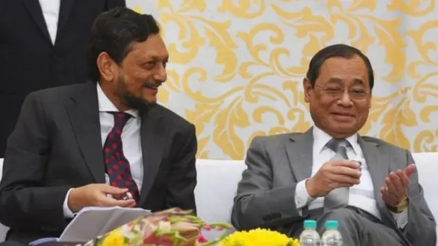 ਭਾਰਤ ਦੇ ਮੌਜੂਦਾ ਮੁੱਖ ਜੱਜ ਐੱਸਜੇ ਬੋਬੜੇ ਅਤੇ ਸਾਬਕਾ ਮੁੱਖ ਜੱਜ ਜਸਟਿਸ ਦੀਪਕ ਮਿਸ਼ਰਾ