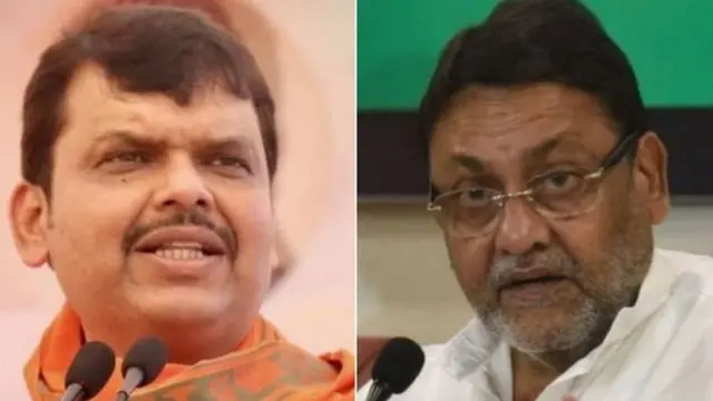 नीरज गुंडे, नवाब मलिक, देवेंद्र फडणवीस, शिवसेना, भाजप, राष्ट्रवादी काँग्रेस