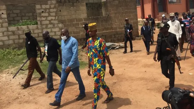 ọlọpáá ati ara ilu sabẹwo si ibi isele