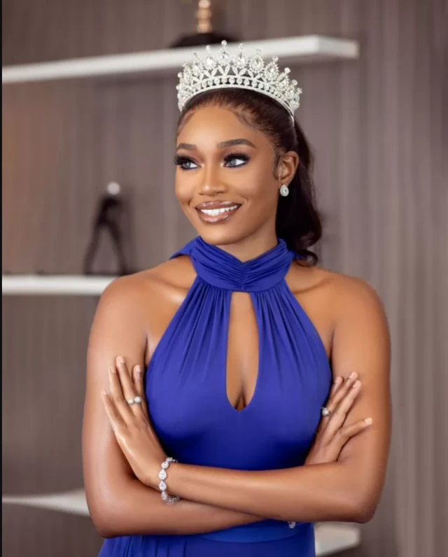 Etsanyi Tukura, originaire de l'État de Taraba, la 43e gagnante du concours Miss Nigéria en 2019