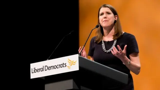 Jo Swinson at the 2017 Lib Dem conference