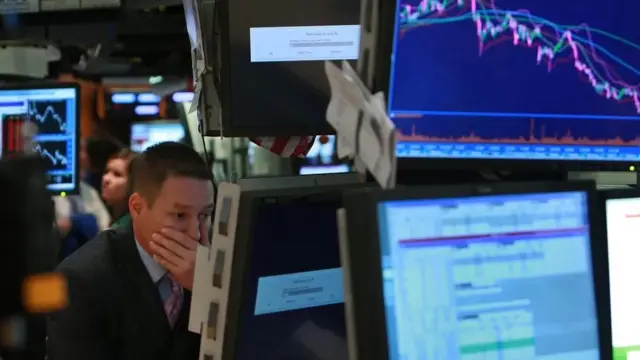 交易員和電腦屏幕