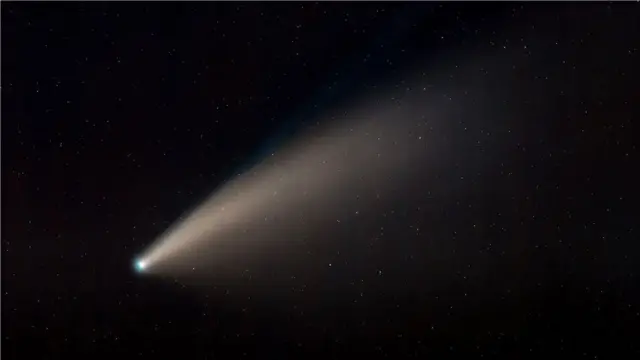 Studying comets like C/2020 F3 Neowise allows scientists to gain insights into what objects in the Oort Cloud are made of (Credit: Giulio Ercolani/Alamy)