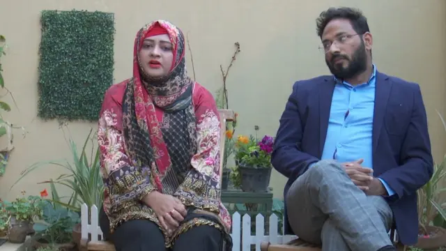 ڈاکٹر ثنا اور ان کے شوہر حبیب الرحمان