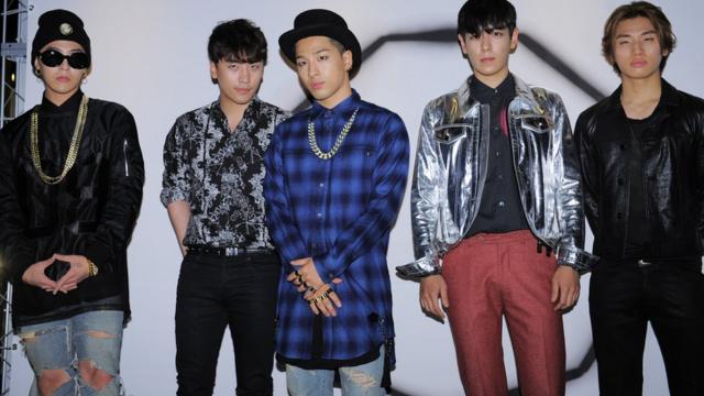 Bigbang pictured in September, 2014