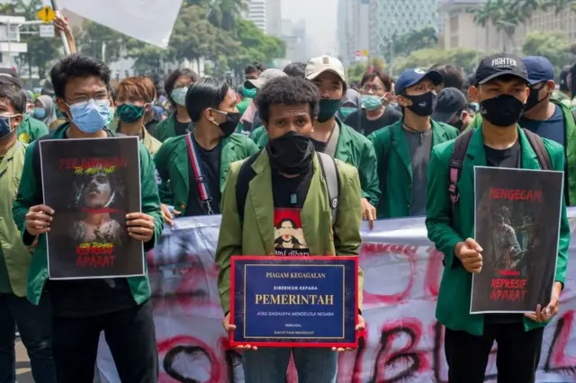 Demo tolak UU Cipta Kerja