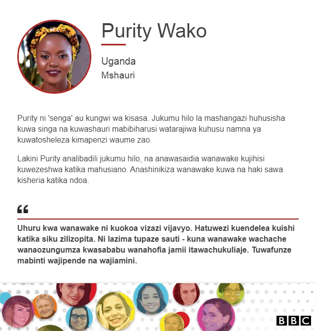 100 women Purity Wako - Kungwi - Uganda