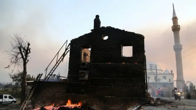 пожежі в туреччині