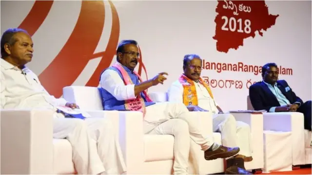 మాట్లాడుతున్న బూర నర్సయ్యగౌడ్