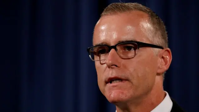 앤드류 맥케이브 FBI 부국장은 작년 3월 해임됐다