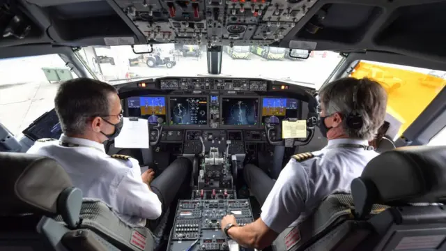 Кабина Boeing 737 Max