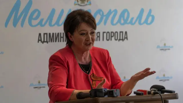 Призначена окупаційною владою мер Мелітополя Галина Данильченко