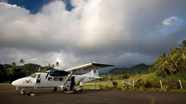 Avión en la pista