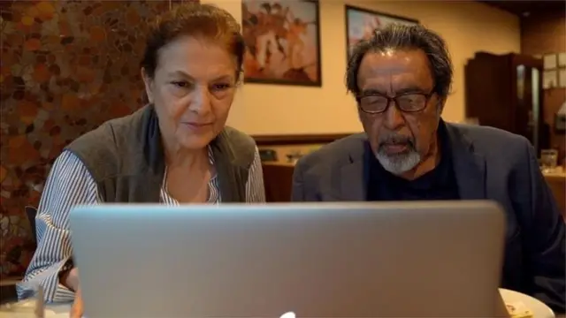 فوزیه اعتمادی و پسر خالهاش، حمید نوید