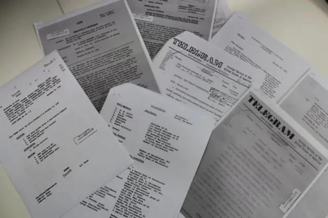 A number of American diplomatic documents about the 1965 tragedy.