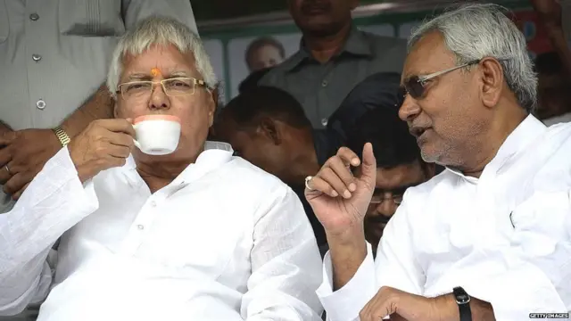 లాలు ప్రసాద్ యాదవ్, నితీశ్ కుమార్