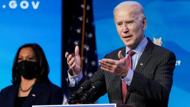 Kamala Harris y Joe Biden