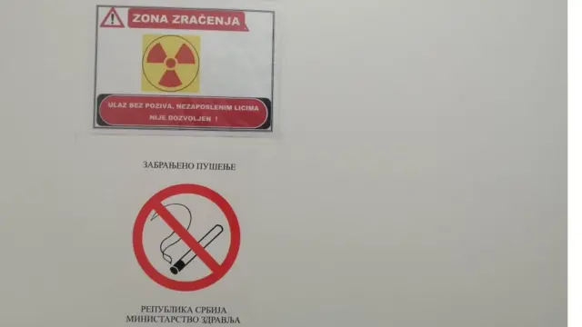 zona zračenja na institutu za onkologiju