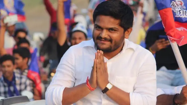 પાટીદાર નેતા હાર્દિક પટેલની તસવીર