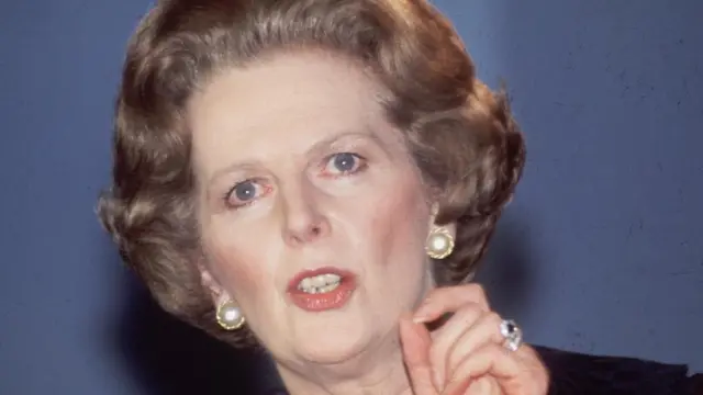 رئيسة الوزراء البريطانية الراحلة مارغريت ثاتشر