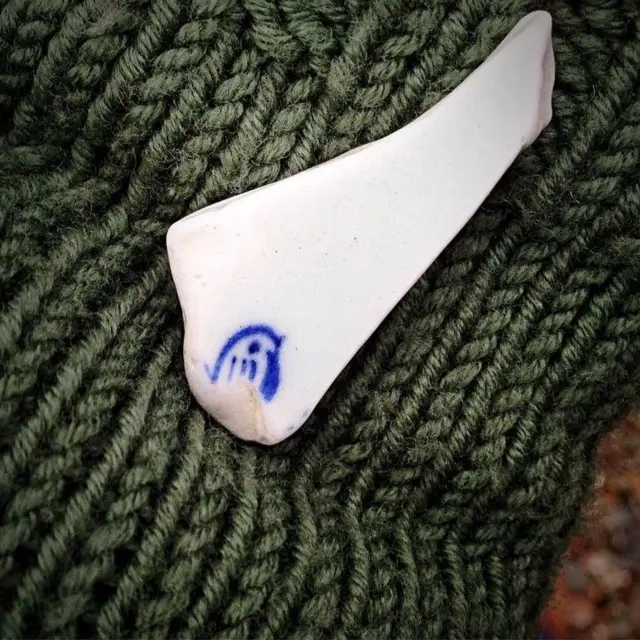 Fragmento de una porcelana