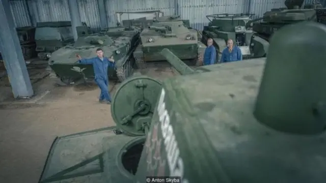 Salvaging of tanks