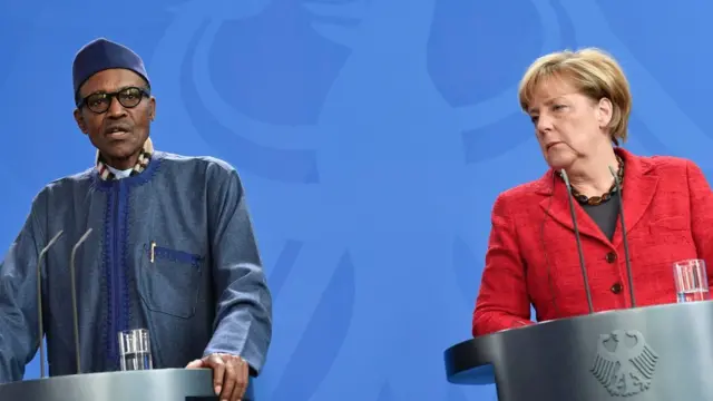 Buhari ati Angela Merkel