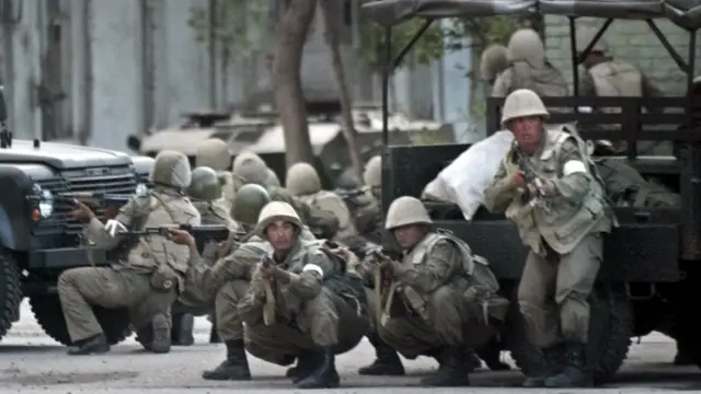 Армия на позиции в Андижане