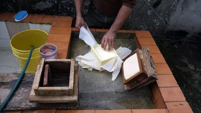 Quesos artesanales en Venezuela.