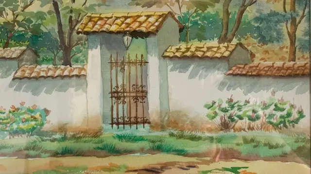 Pintura de acuarela de Nelson