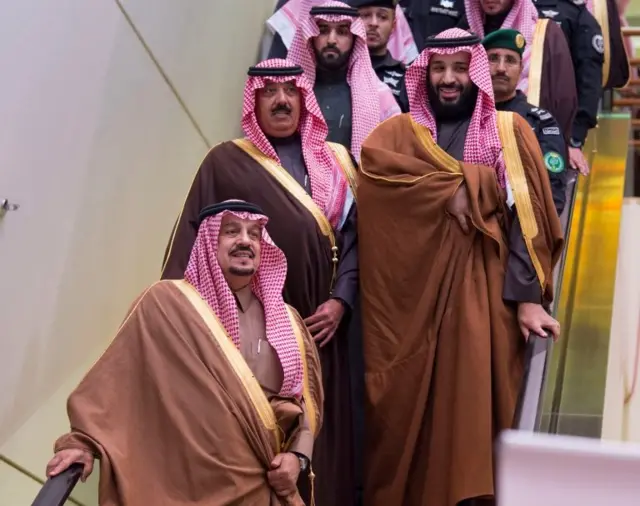 محمد بن سلمان و الأمير متعب بن عبدالله