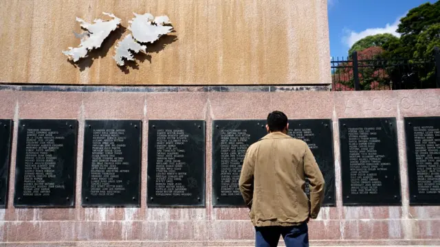 Memorial de los caídos en Buenos Aires.