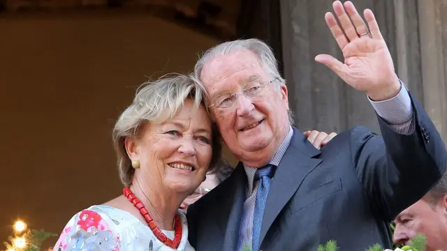 Paola de Bélgica y Alberto II