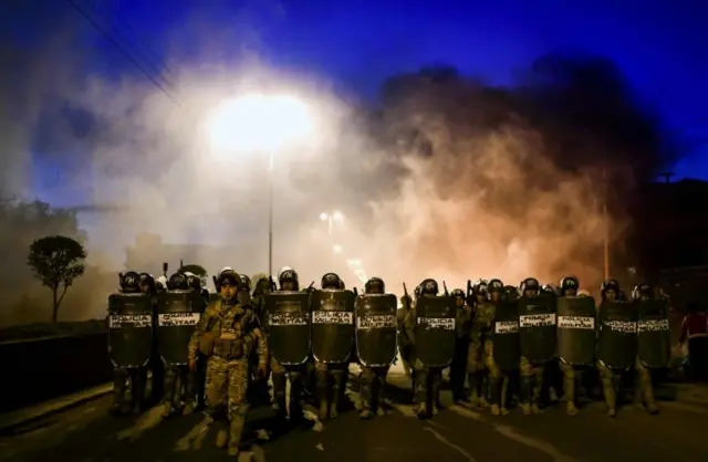 Policiaisgalera bet 777protestos na Bolívia