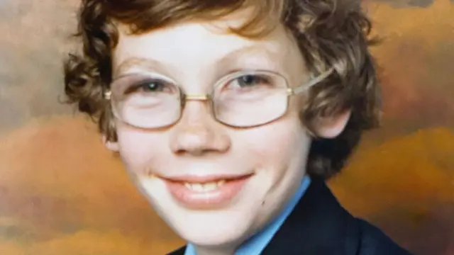 Mick Fleming as a schoolboy