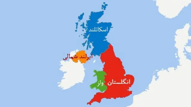 نقشه بریتانیا