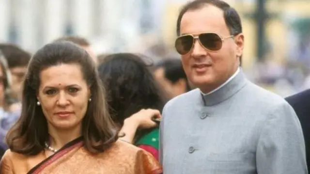 سونیا گاندھی اور راجیو گاندھی