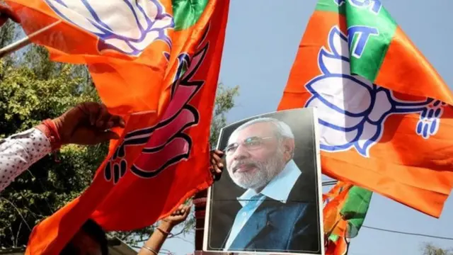 बीजेपी के समर्थक