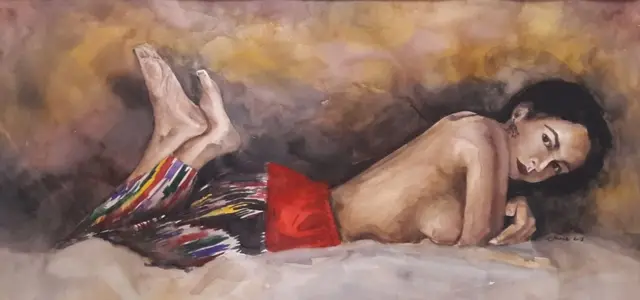 Марифат Довлатованын Nude-аrt стилиндеги сүрөттөрү