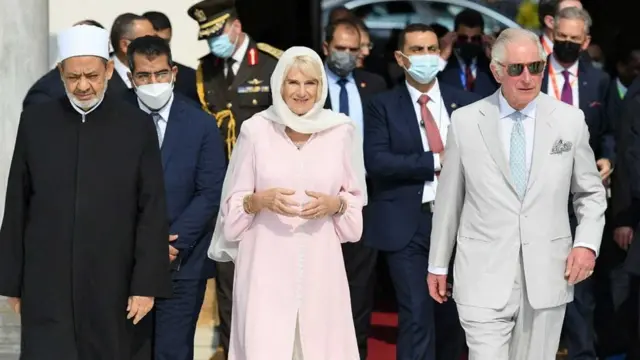 تشارلز وكاميلا وشيخ الأزهر