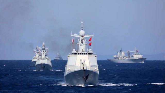 中俄海軍2021年海上聯合事演習