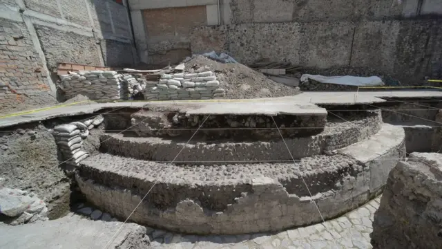 Templo hallado en Ciudad de México