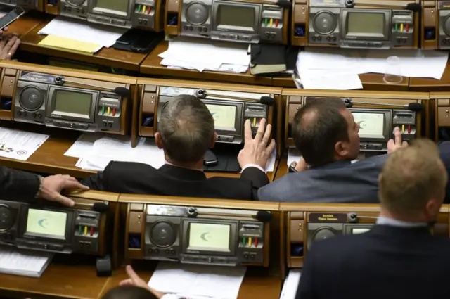 Голосування депутатів