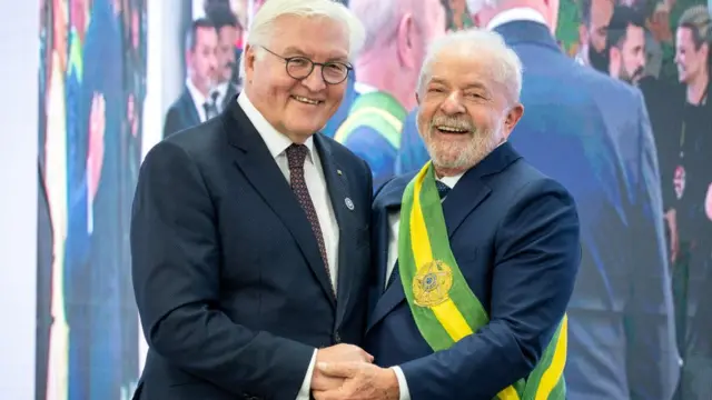 Lula e o presidente da Alemanha, Frank-Walter Steinmeier