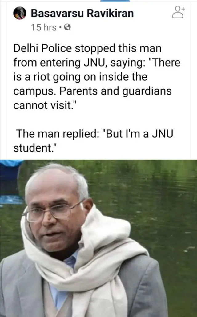 जेएनयू, कांचा इलैया